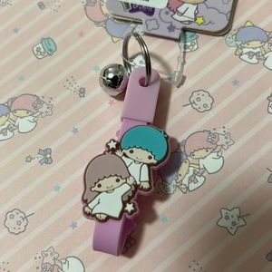 Little Twin Stars Bell Keychain
